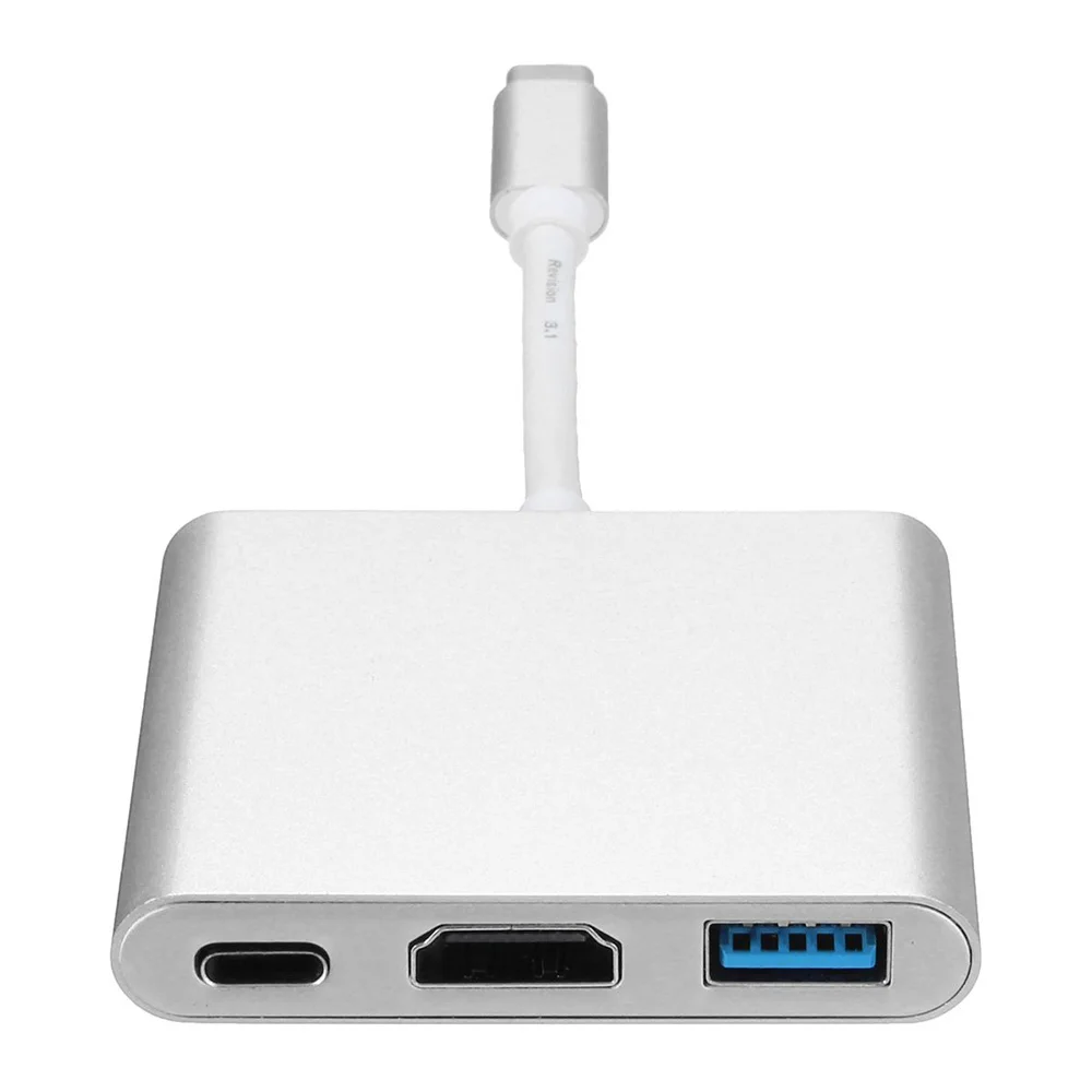 Конвертер SB Type C 3 1 кабель с разъемом HDMI type для Apple Macbook Google Chromebook Pixel зарядное