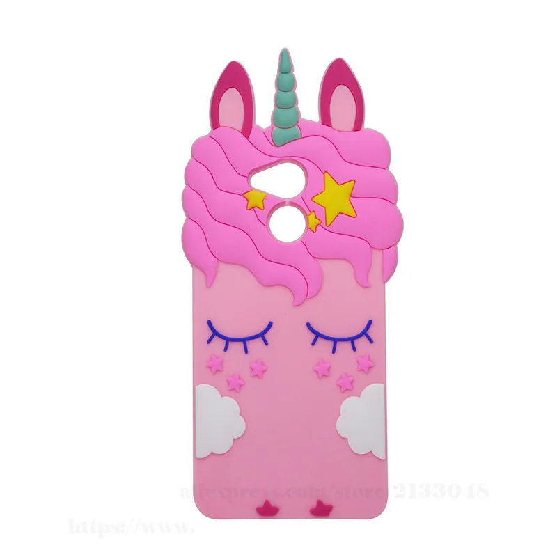 Soft Silicon Cover For Huawei honor 6c case for 6 c Case 3D Cartoon smile Cat enjoy 6s |