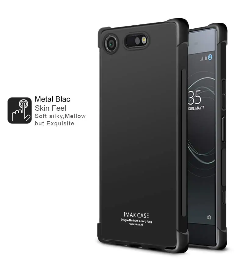 Версия с "воздушной подушкой" для sony Xperia XZ1 чехол с защитой экрана IMAK мягкая ТПУ Силиконовая задняя крышка для sony Xperia XZ1 Compact