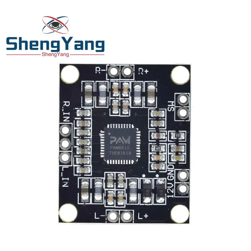 ShengYang PAM8610 цифровой усилитель мощности 2x15 Вт двухканальный стерео мини-усилитель мощности класса D