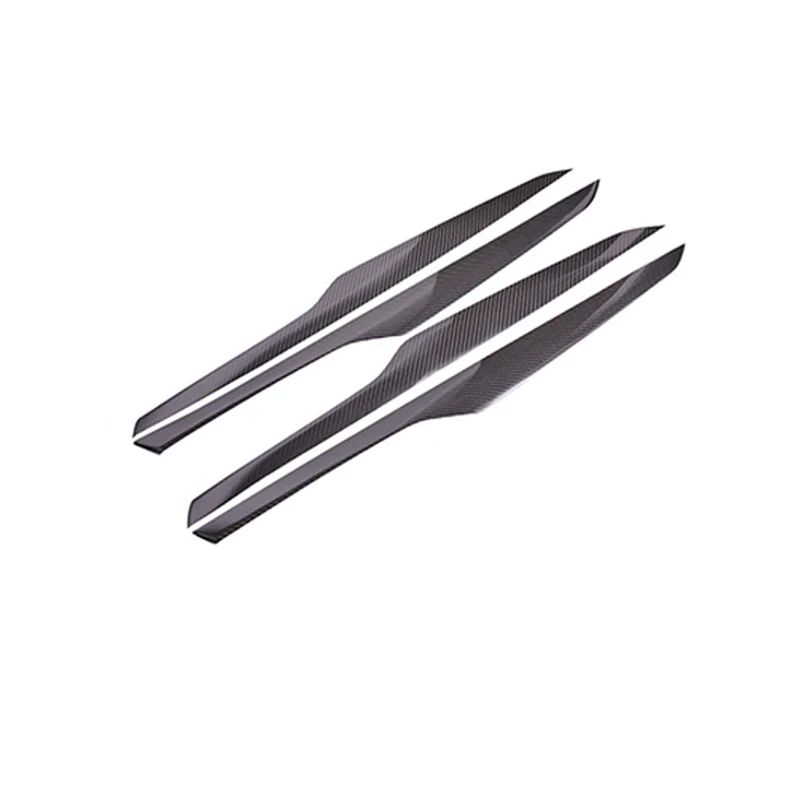 

car accessories 4x 100% Real Carbon Fiber Inner Door Strip Panel Cover Trim For BMW X6 F16 15-17 & X5 F15 2014-2017