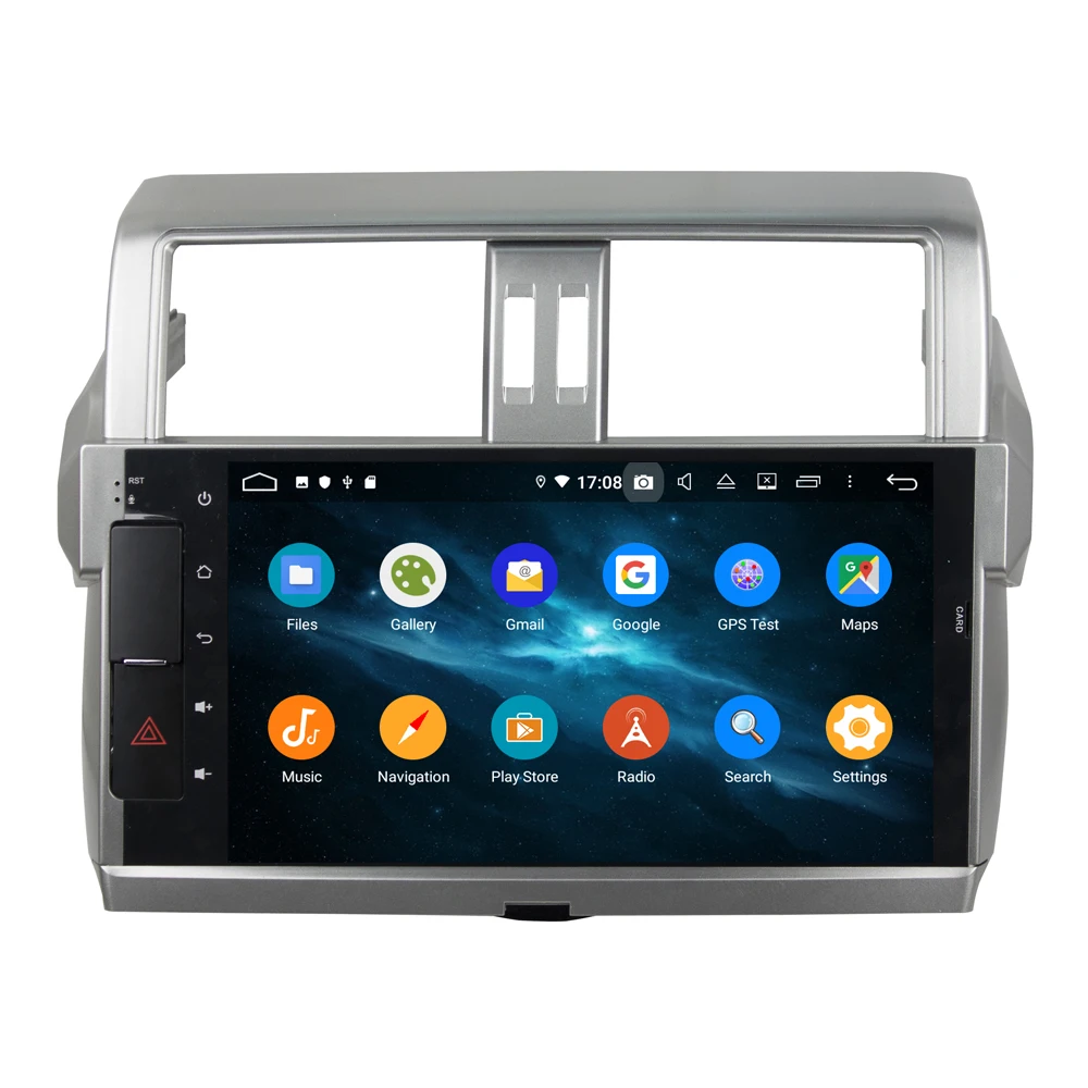 Автомагнитола с GPS навигацией 4 + 64 ГБ Android 9 для Toyota Land Cruiser 150 автомагнитола