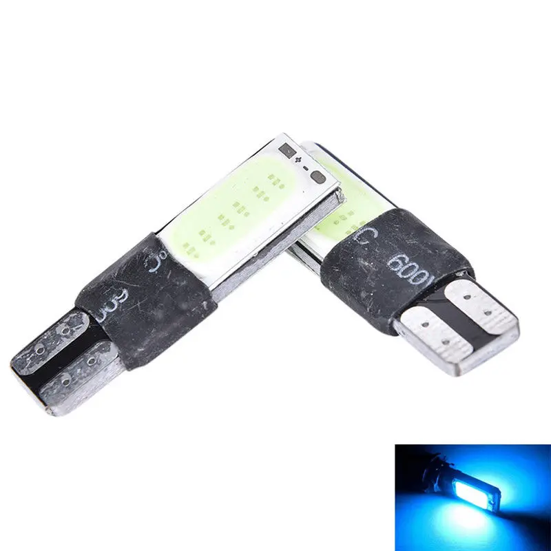 1 шт. 3 Вт W5W 501 T10 Автомобильные светодиодные лампы безотказный Canbus Smd Cob Ice Side