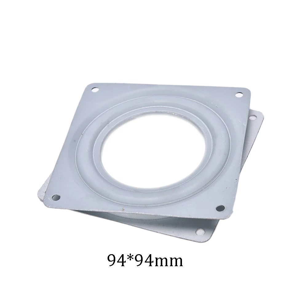 

72/94mm Square Rotating Swivel Plate Lazy Turntable Bearing Rotating Swivel Plate For Kitchen Cabinets Tabe Swivel Plate