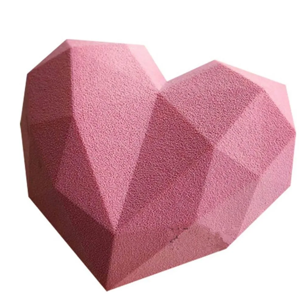 7 ''силиконовая форма для торта в форме сердца Diamond3D выпечки Мусса шоколада