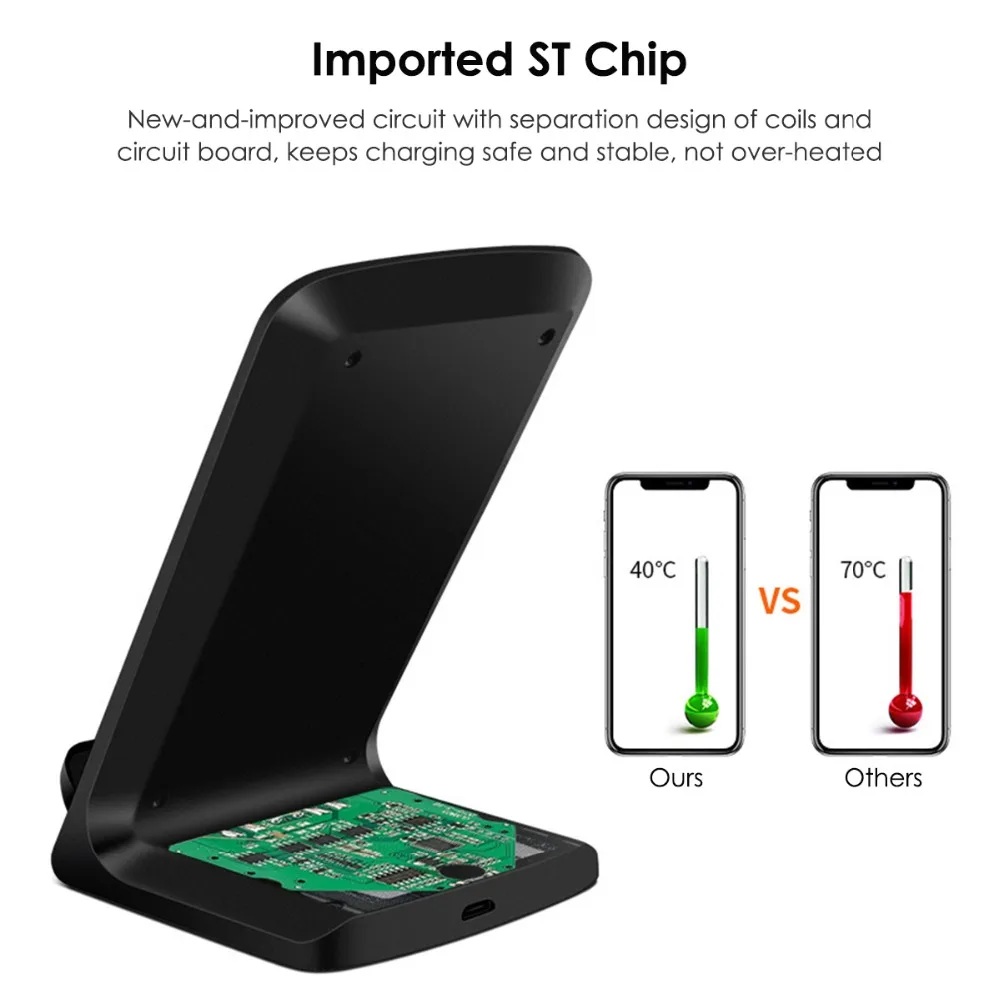 SOONHUA Высокое качество силиконовый коврик Беспроводное зарядное устройство Micro USB