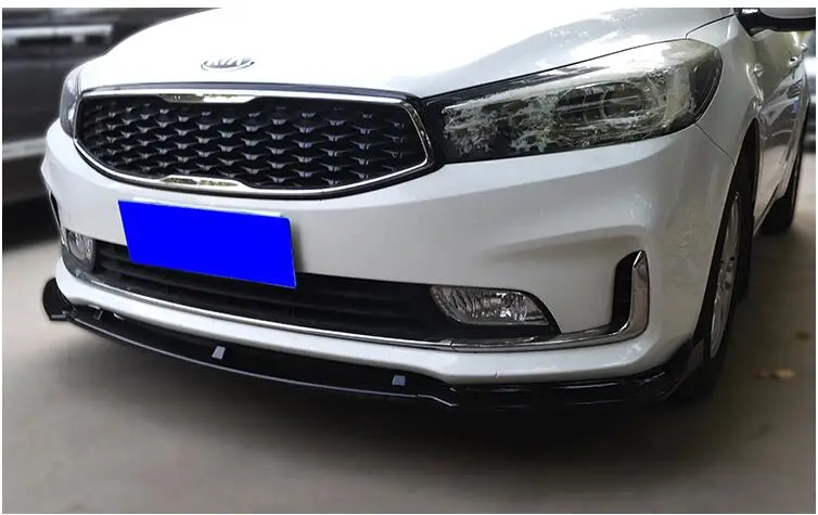 Для KIA Форте K3 ABS задний бампер Защита выхлопного отверстия для- SENTRA X-Trail тела набор БАМПЕР СЗАДИ с прямой лопатой задний спойлер