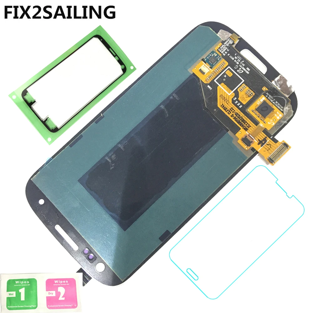 Super AMOLED ЖК дисплей для Samsung Galaxy S III S3 i9300 i9300i i9301 i9301i i9305 100% протестированный рабочий
