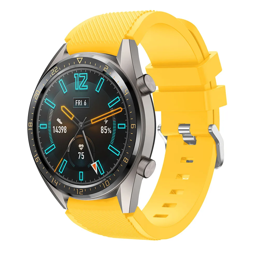 Ремешок силиконовый для наручных часов Huawei watch GT спортивный сменный браслет Samsung