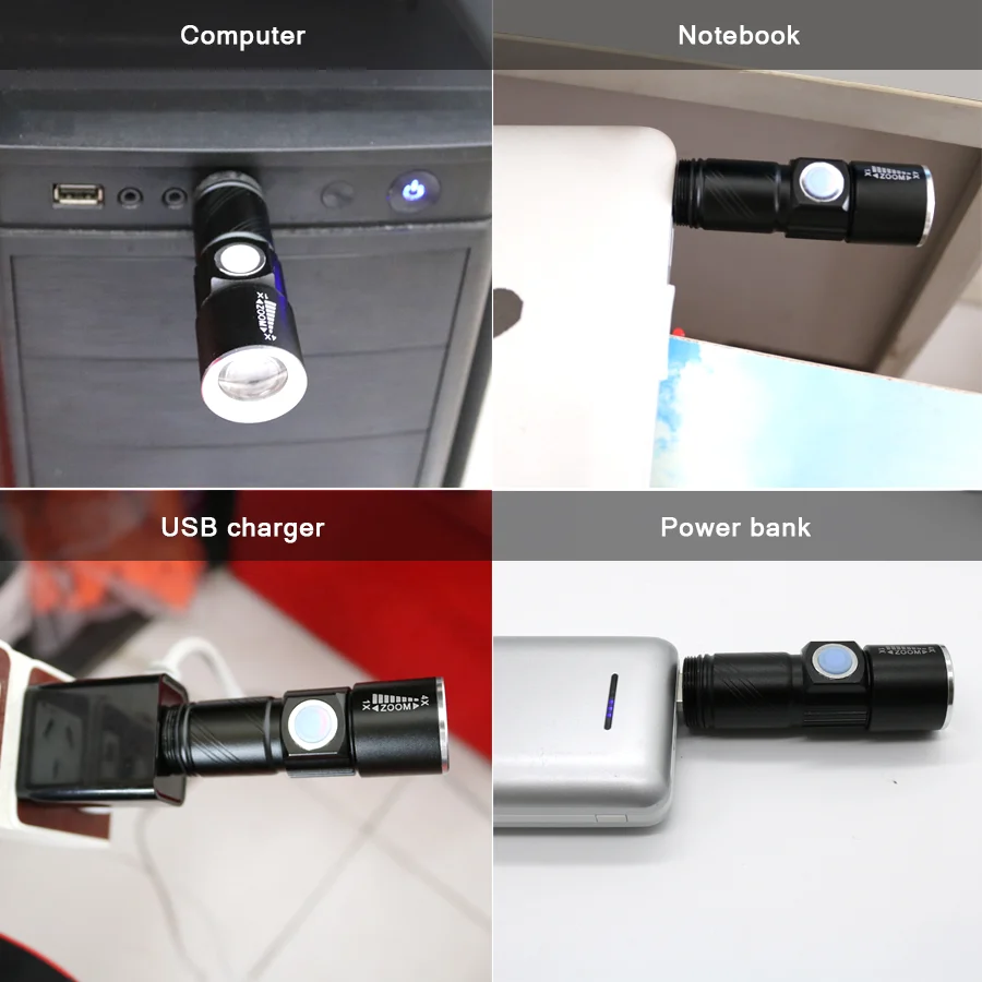 NEWBOLER USB Перезаряжаемый велосипедный фонарь 2000 люмен велосипедная фара Zoom фонарик