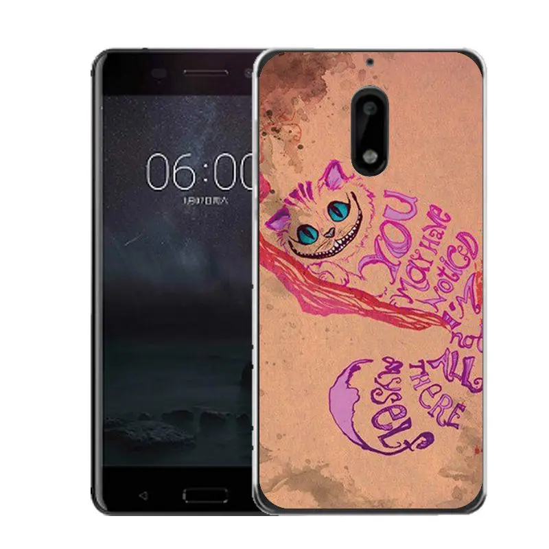 Qmswei силиконовый чехол для телефона nokia3 nokia5 nokia6 nokia8 N540 n535 печатных Единорог стежка