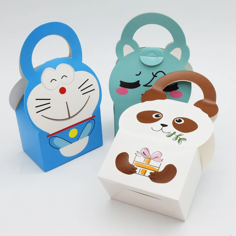 20 X прекрасный Doraemon/лягушка коробка конфет дети День рождения Подарочная для