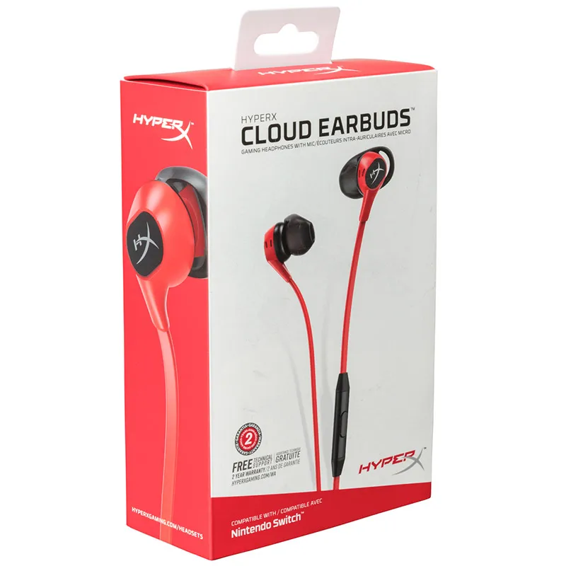 Kingston игровая гарнитура HyperX Cloud наушники-вкладыши гарнитура с микрофоном иммерсивное внутриигровое аудио