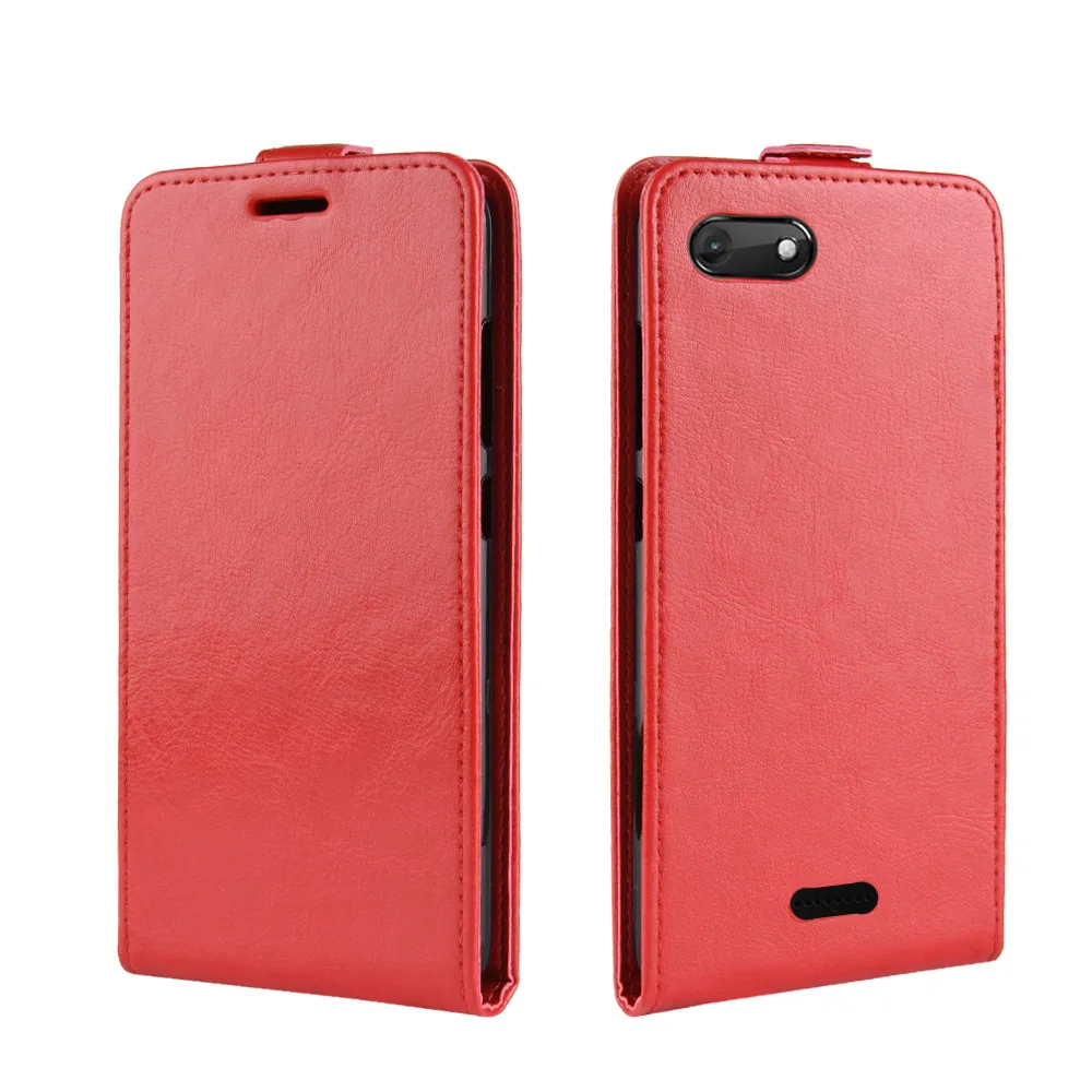 Vertical Flip Phone Case for Wiko Harry 2 Tommy Sunny 3 Plus UP and Down Retro Leather Cover Shell With Photo Credit Card Pocket | Мобильные