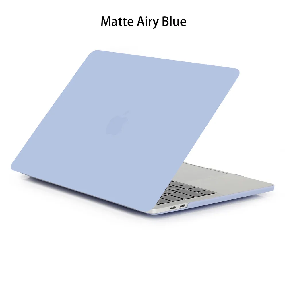 Matte Airy blue Чехол для ноутбука APPle MacBook Air Pro 13 retina 13 дюймов с сенсорной панелью Pro 13 Модель A2159, Air 13 Модель A1932 чехол - Цвет: Matte Airy blue