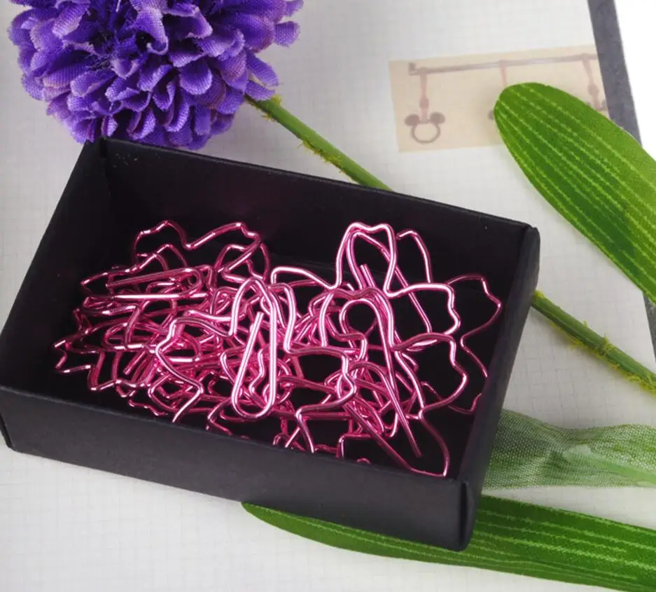 5Boxes Cherry blossoms Bookmark Paper Clip Office tationery For Wedding Baby Shower Party Birthday Favor Gift Souvenirs | Дом и сад