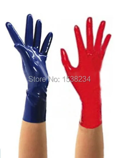 

Latex Short Gloves Cosplay Gloves