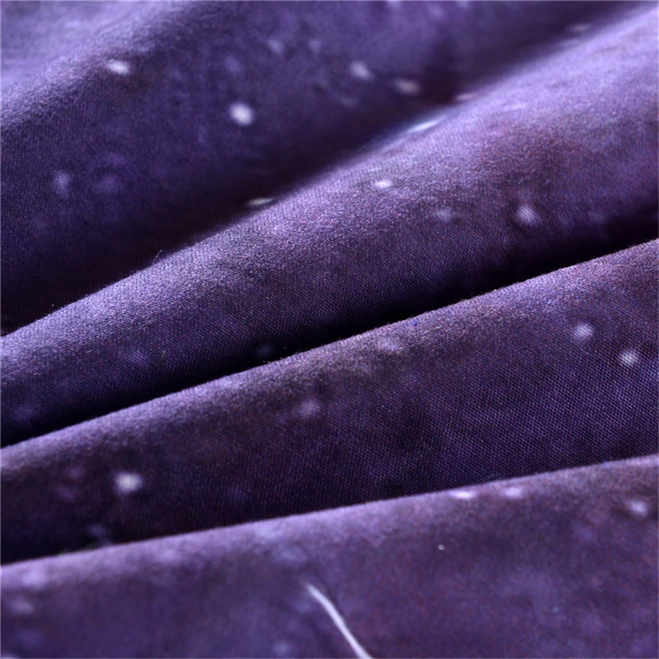 Комплекты постельного белья с 3D галактикой комплект Луной и звездами