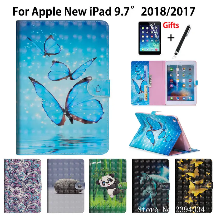 Чехол для Apple iPad 9 7 2017 2018 5 го 6 поколения A1893 A1954|Чехлы планшетов и электронных книг|