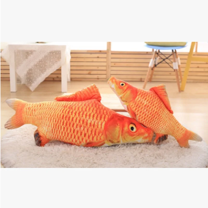 Искусственная плюшевая Рыба для питомца кошка котенок игрушка кошка моделирование кошачья мята рыба Интерактивная жевательная игрушка питомец кошка котенок Мятные игрушки подарочные принадлежности