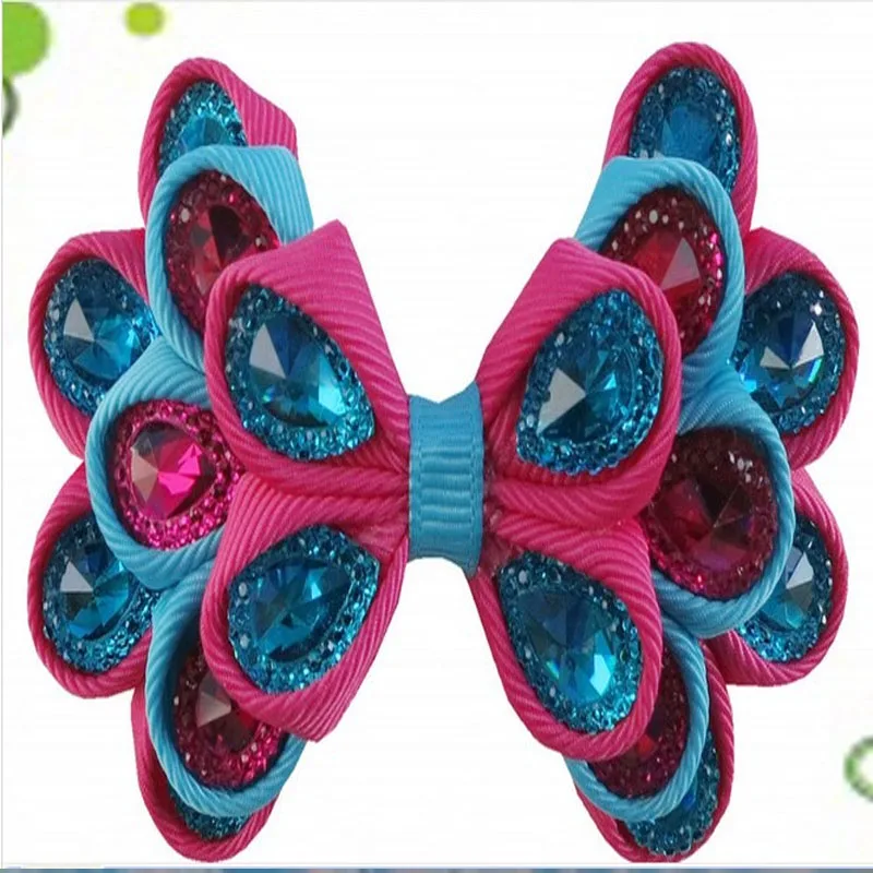 16 шт. заколка крокодил для волос с кристаллами 3 5 дюйма|hair accessories|hair accessories free