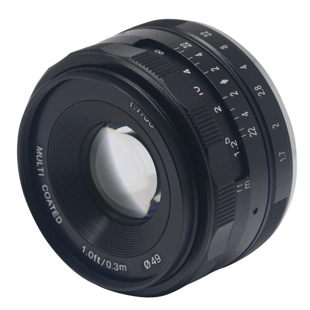 

Meike 35mm f1.7 Manual Focus lens APS-C for Fujifilm X Mount X-A1 X-A2 X-E1 X-E2 X-E2S X-M1 X-T1 X-T10 X-Pro1 X-T3 X-H1 X-Pro2