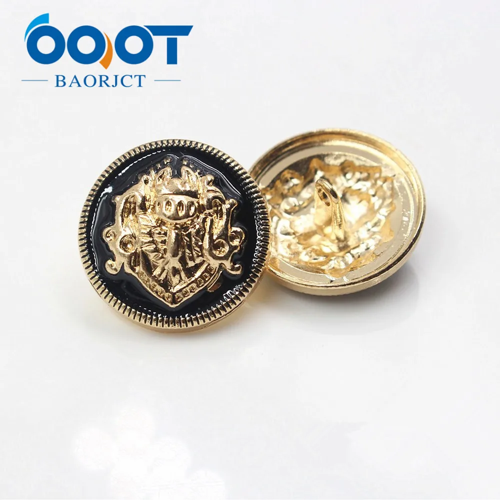 Модные металлические золотые пуговицы OOOT BAORJCT 179164 аксессуары для одежды ручной
