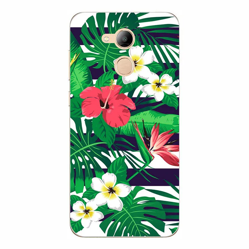 Модный милый чехол для телефона с рисунком s для huawei Honor 6C Pro, чехол, пластиковый чехол с принтом для Honor 6 c Pro V9 Play, чехол для телефона - Цвет: Y007