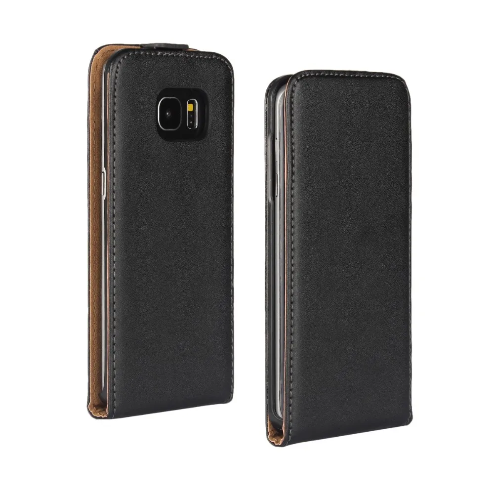 8 color Leather Flip Skin Case For Samsung Galaxy S7 EDGE up and down flip case samsung s7 edge |