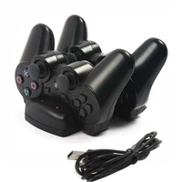 dual charging holder dock charger stand usb power cable cord for playstation dualshock 3 ps3 gamepad controller move navigation