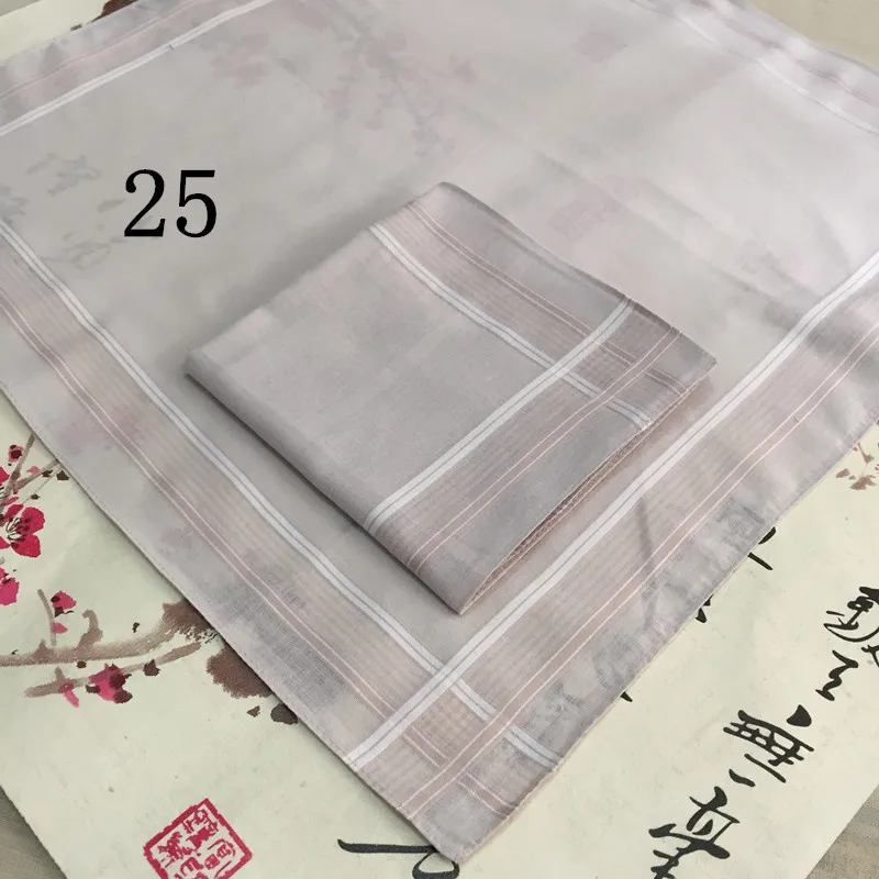 43x43cm Fancy Fashion Square Suit Hankie Cotton Multi-Pattern Casual Men's Handkerchief