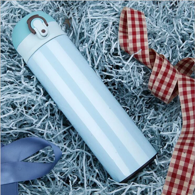 Colleer модный тонкий термос чашки нержавеющая сталь термосы Горячая бутылка