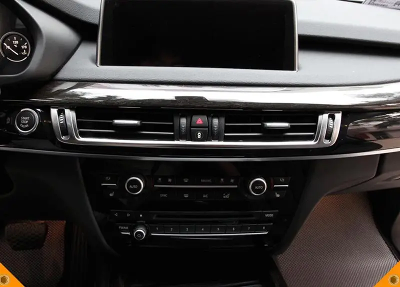 Для BMW X5 F15 X6 F16 2014 2015 2016 автомобильный Стайлинг ABS Матовый хромированный