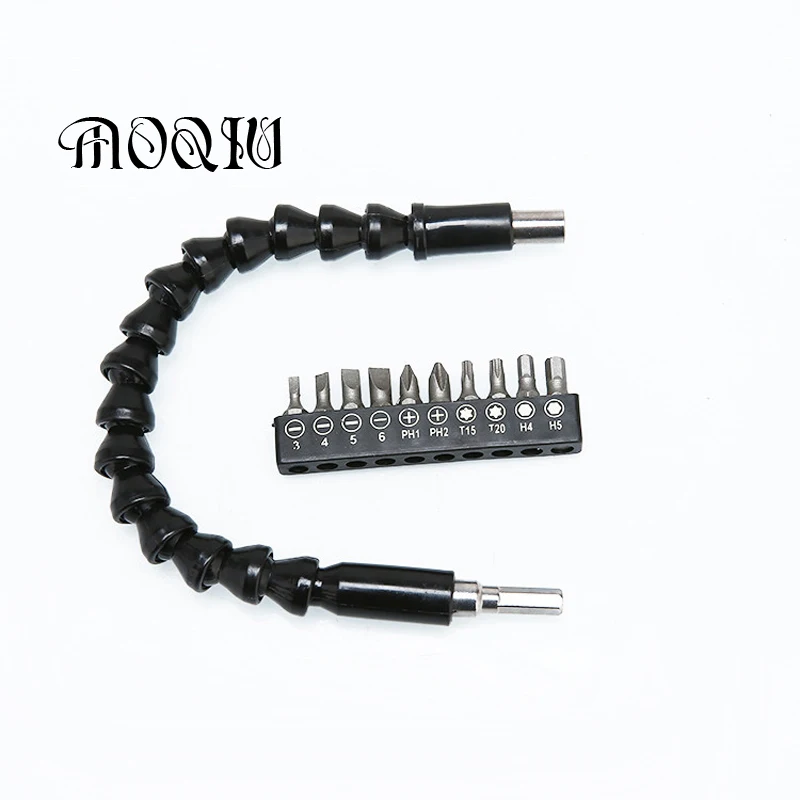 

Excellent Car Repair Tools Black 295mm Flexible Shaft Bits Extension Screwdriver Bit Holder Connect Link For Electronics Drill