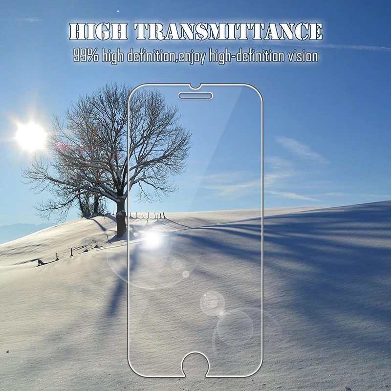 2 шт для iPhone 7 plus стеклянная защита стекло iphone 8 6x10 i phone 8plus Защитная закаленная