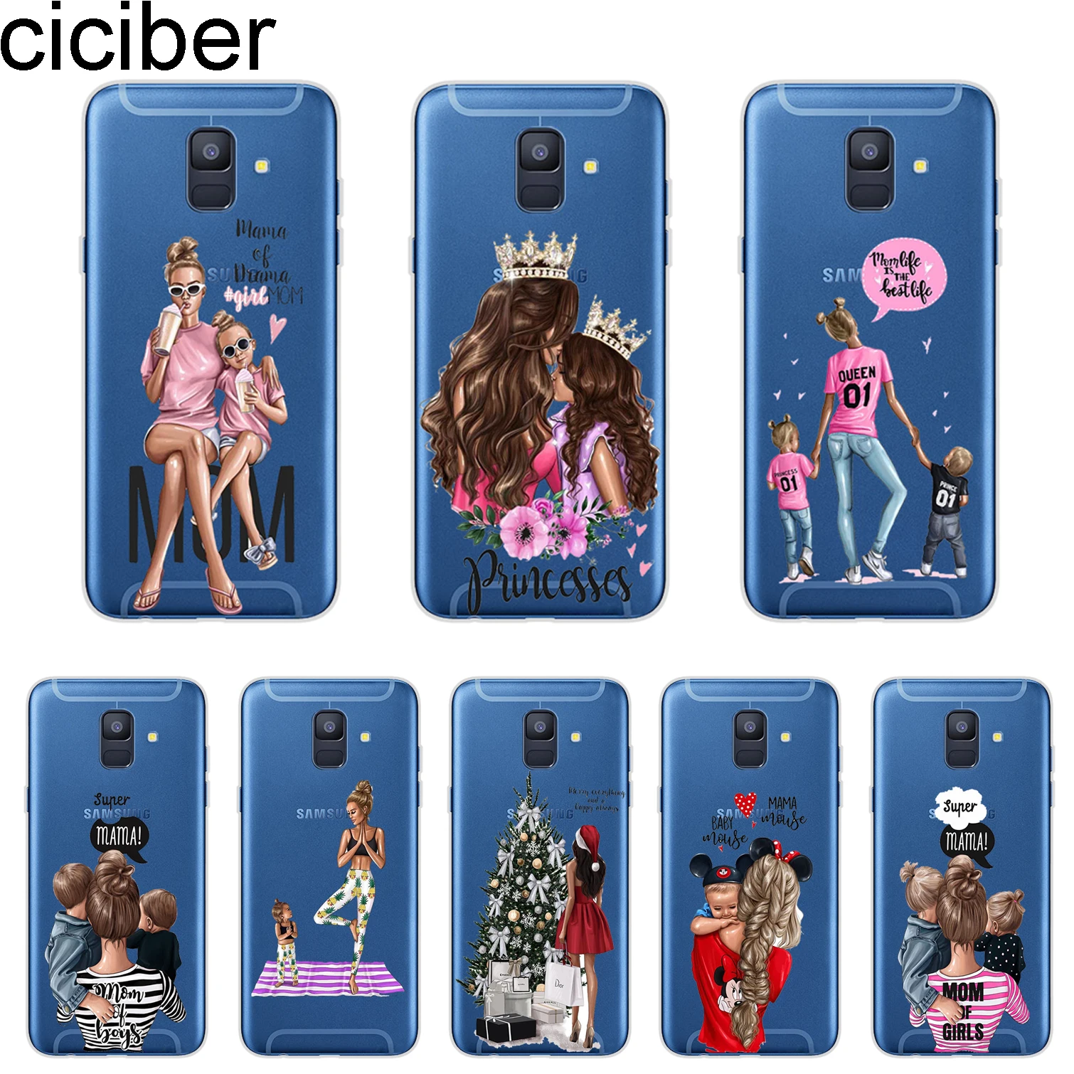 Ciciber чехол для Samsung Galaxy A 7 5 6 8 9 S 2016 2017 2018 Star C 10 Pro Plus телефона мягкий TPU маленьких