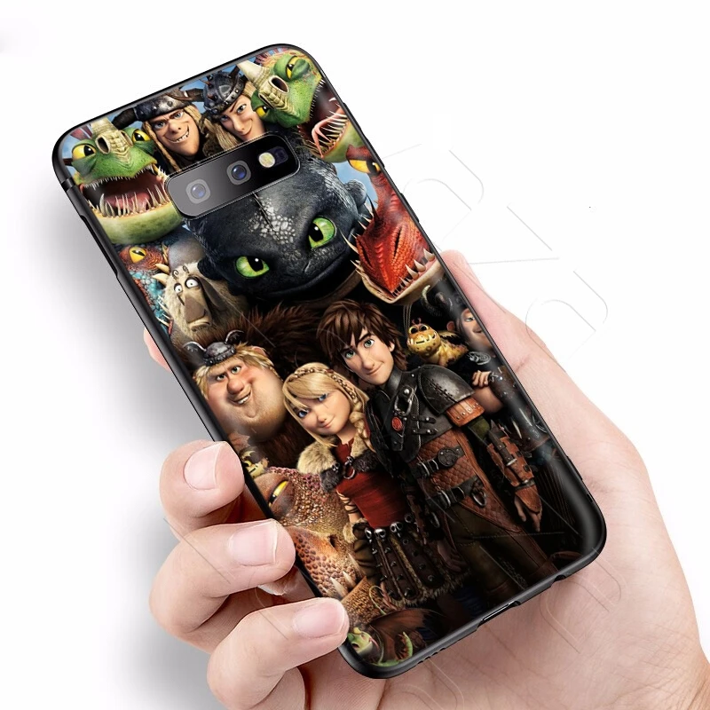Lavaza Toothless Train Dragon Httyd Case for Samsung Galaxy Note 10 Plus A10 A30 A40 A50 A70 M20 A20 A20S A10S A30S A50S |