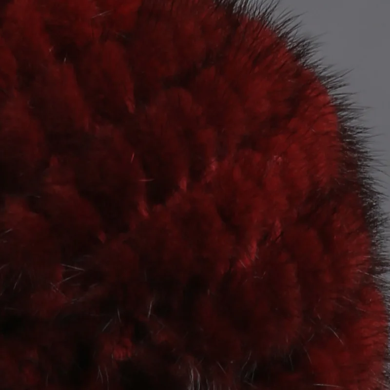 2018 осень зима супер теплый ананас женская натуральная норковая меховая муфты