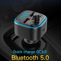 cden car mp3 music player lossless bluetooth 5 0 receiver fm transmitter fast qc3 0 car charger car atmosphere breathing lamp