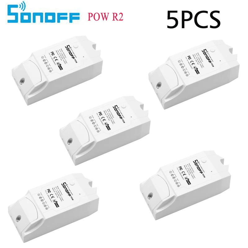 Новый умный Wifi контроллер Sonoff Pow R2 с измерением энергопотребления в реальном