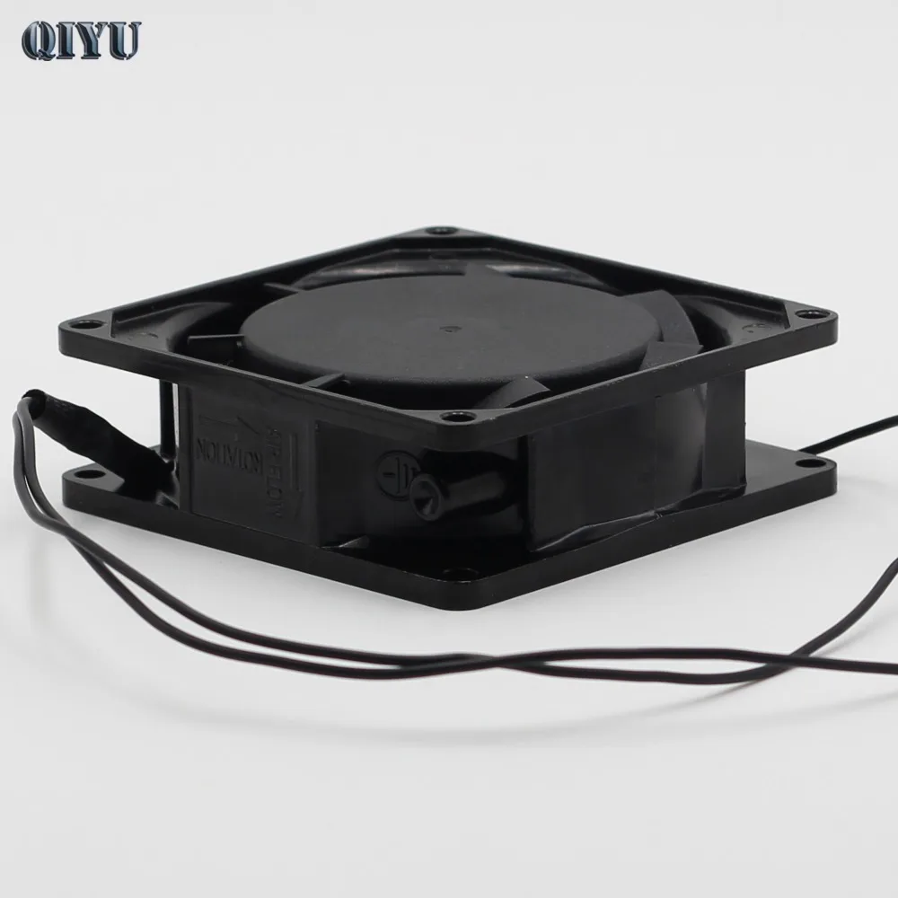AC 220 V/240 V QY8025HBL2 воздуходувка вентиляционный Вентилятор охлаждения 8 см осевой вентилятор потока, промышленный вытяжной вентилятор, два подшипника