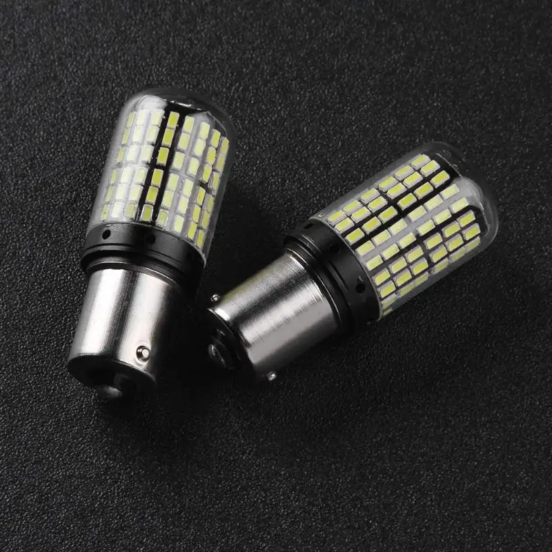 1 Пара 1156 DC 12V 10W SMD3014 144 светодиодсветодиодный лампы для указателей поворота