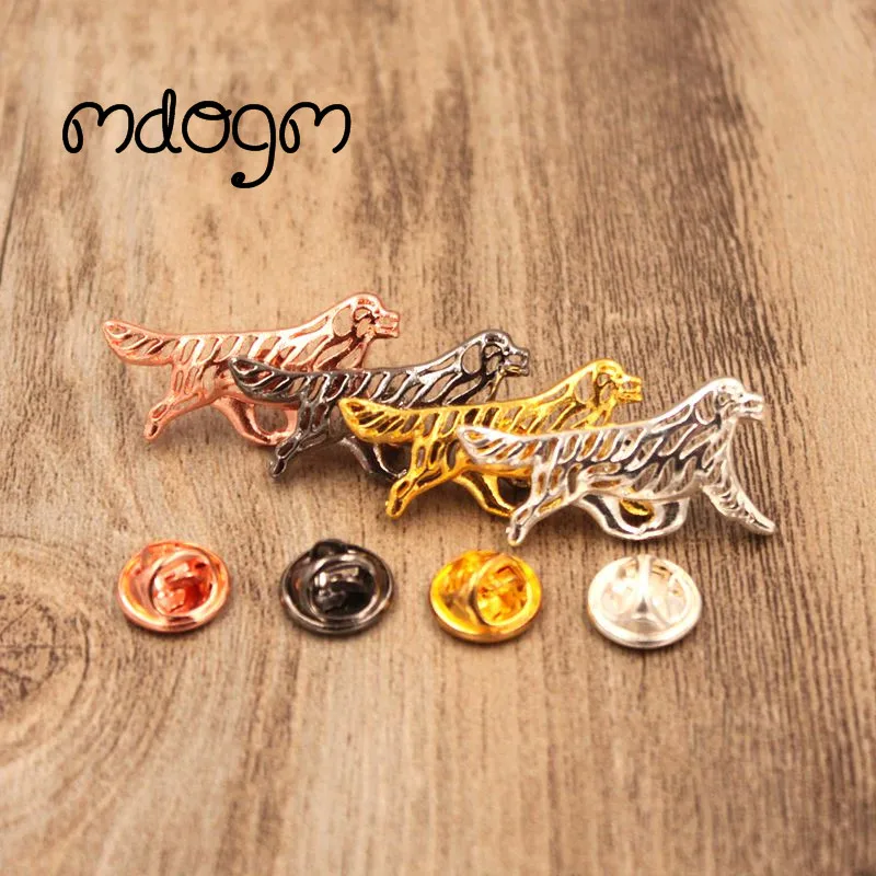 Mdogm Newfoundland Dog Animal Brooches And Pins Birthday Suit Cute Funny Metal Small Collar Badges Gift For Male Men B123 | Украшения и