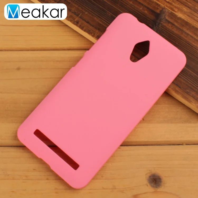 Матовая Пластик Coque 5.0For Asus Zenfone Go Zc500Tg чехол для Asus Zenfone Go Zc500Tg телефона чехол-лента на заднюю панель - Цвет: pink