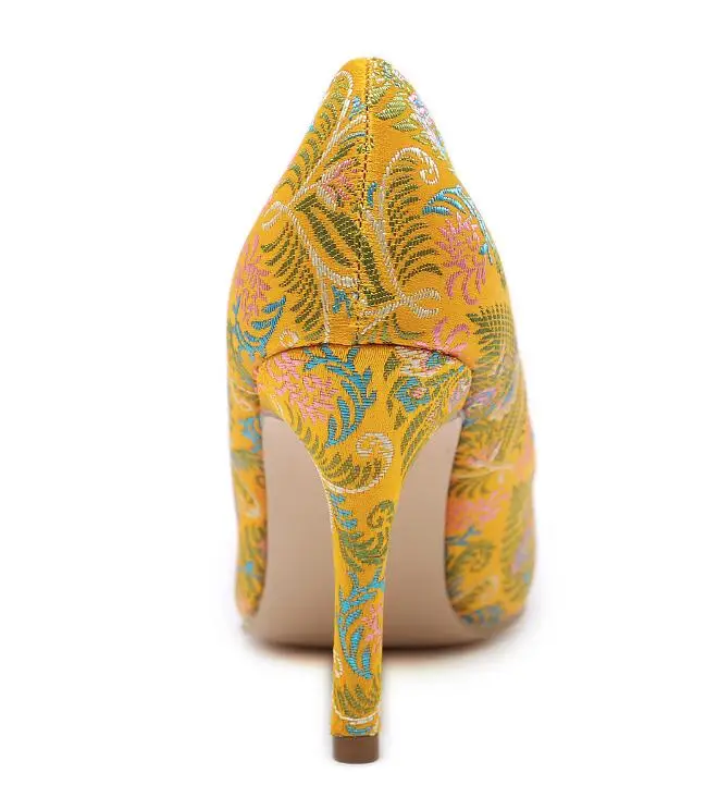Zapatos Mujer Высококачественные пикантные женские туфли-лодочки на высоком каблуке с