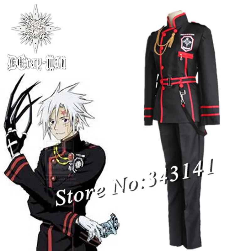 Аллен Уокер косплей костюмы японского аниме D. Gray man Одежда Костюмы на Хэллоуин Spot