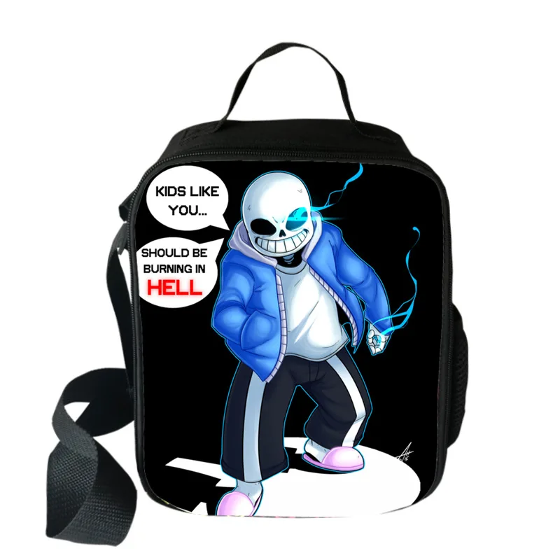 Undertale 8 Undertale, детский холодильник, сумка для обеда, мультяшная, для девочек, портативная, термо, для еды, сумки для пикника, для школы, для детей, для мальчиков, Ланч-бокс, сумка - Цвет: Undertale 8