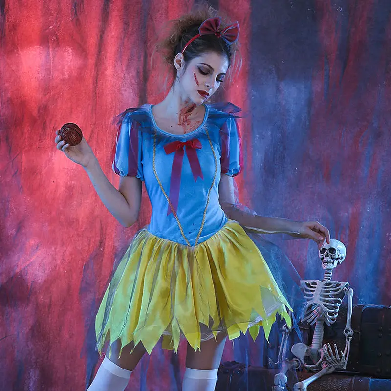 Новая мода Хэллоуин Вечеринка призрак невесты для женщин косплей Хэллоуина