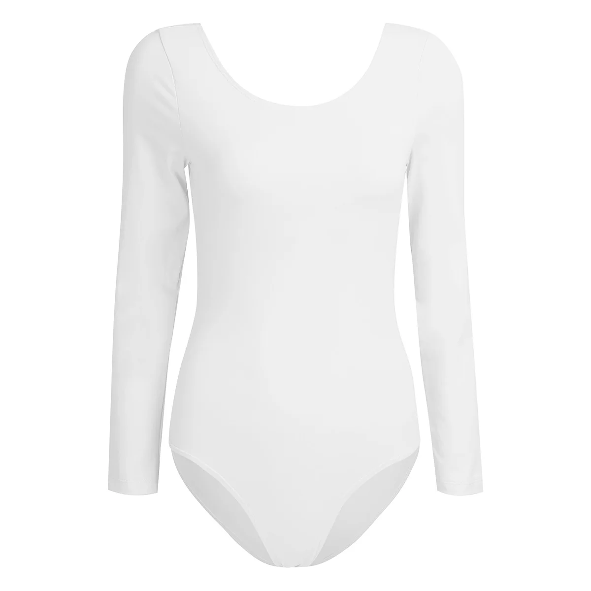 Балетное платье для женщин и взрослых хлопковое нижнее белье с длинными рукавами