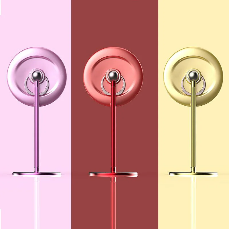 mirror with handle Новинка, женский косметический светильник, usb зарядка, зеркало для макияжа, светильник, портативное косметическое зеркало с сенсорным затемнением, яркая настольная лампа - Испускаемый цвет: mirror with handle
